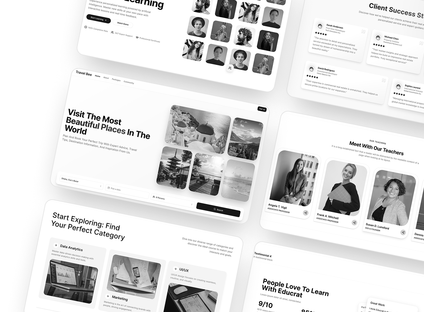 Production-ready dashboard and landing page templates built with Shadcn UI, React and TypeScript
